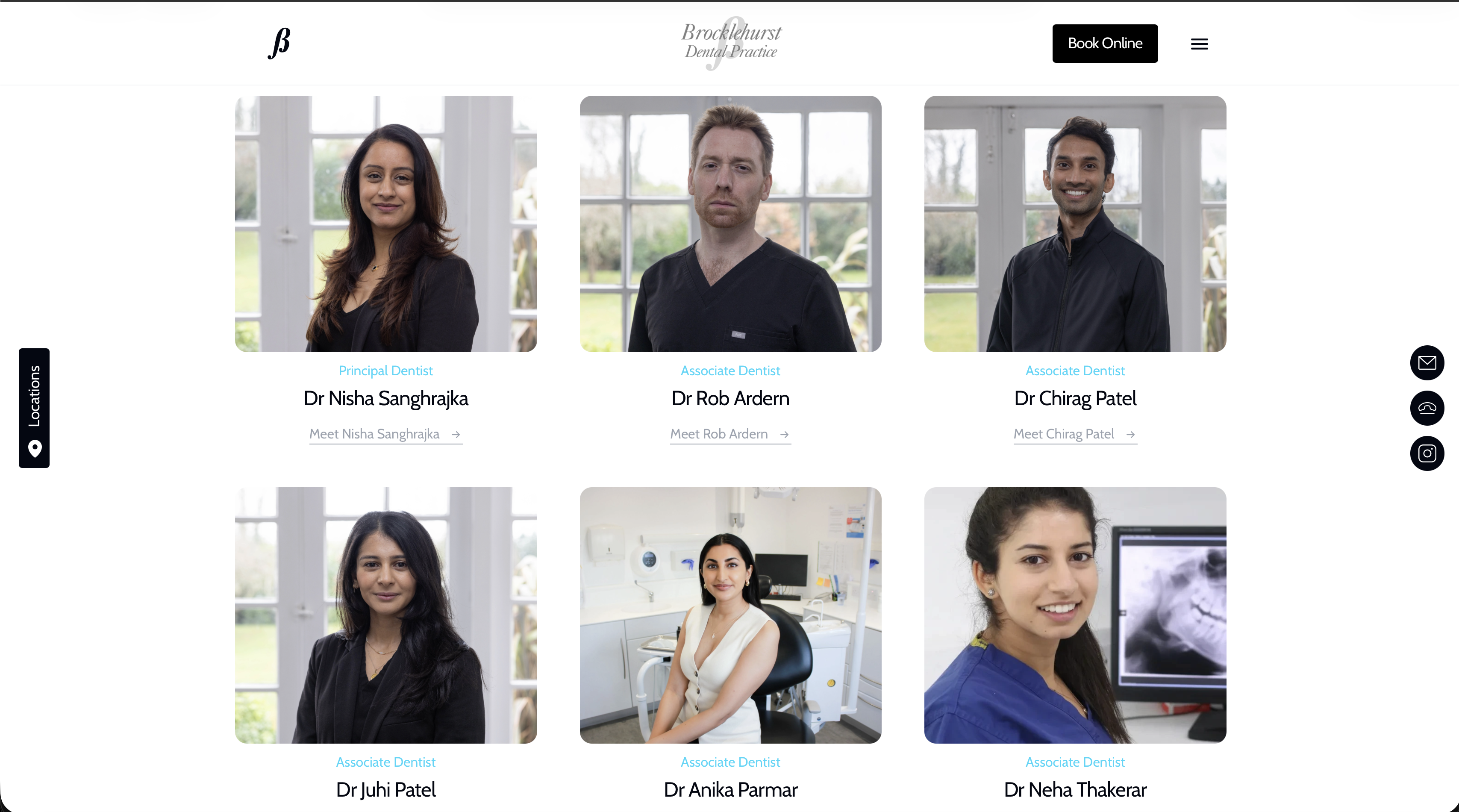 Brocklehurst Dental Practices Mobile view