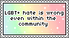 lgbt hate is wrong
