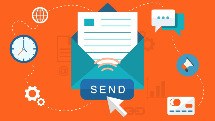 Chọn hình thức gửi Email