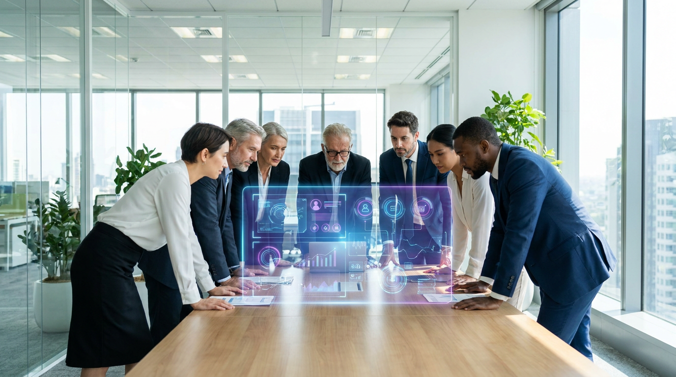 Government employees using Claude AI for collaboration and efficiency, showcasing the statewide AI adoption.