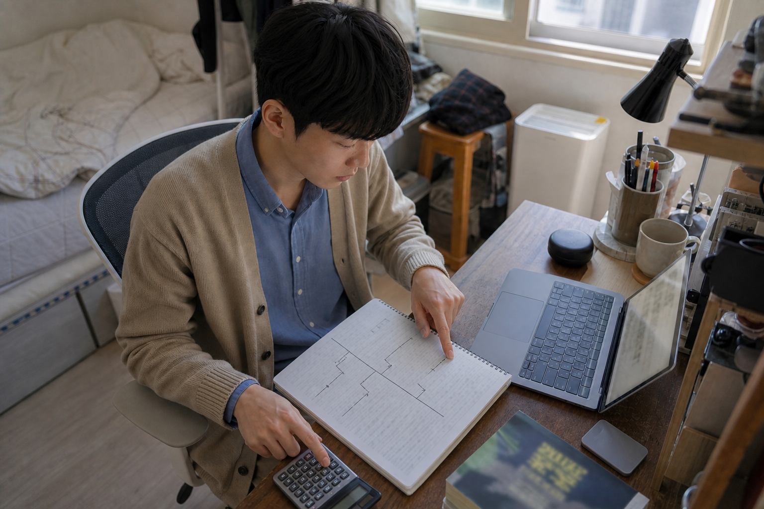 필기와 실기 재응시 단계별 비용을 확인하는 장면