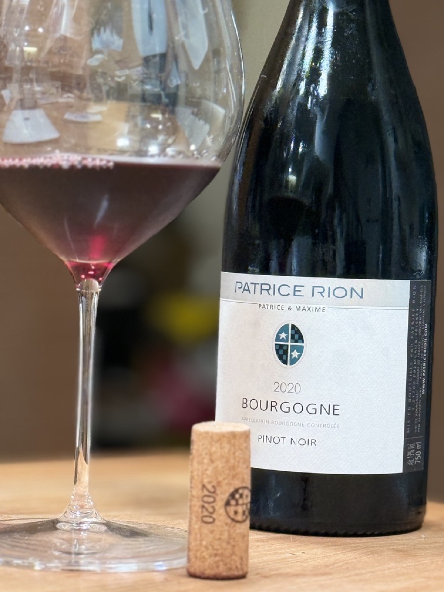 Patrice Rion Bourgogne Pinot Noir 2020 品飲照