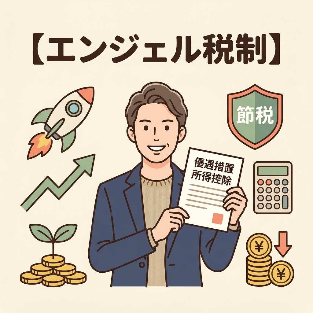 【エンジェル税制】最大800万円の所得控除と株式譲渡益控除ガイド