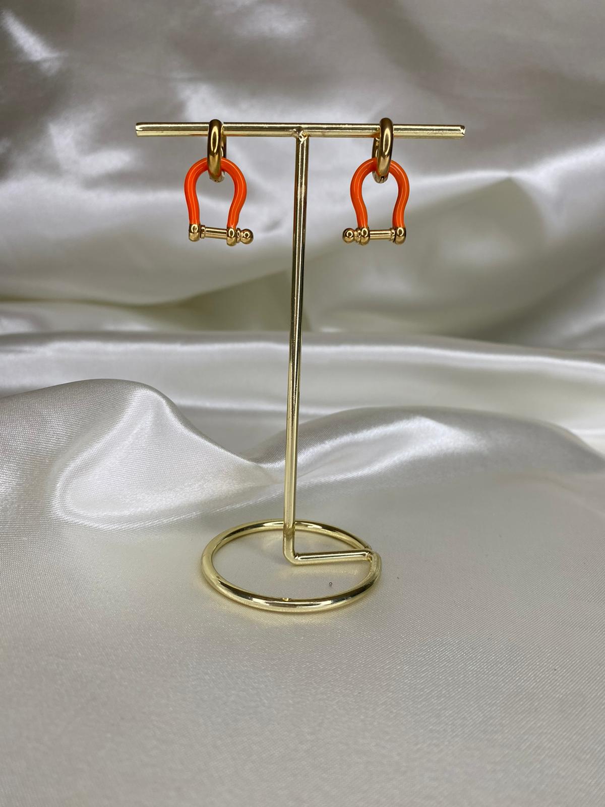 S.Steel Orange Horseshoe