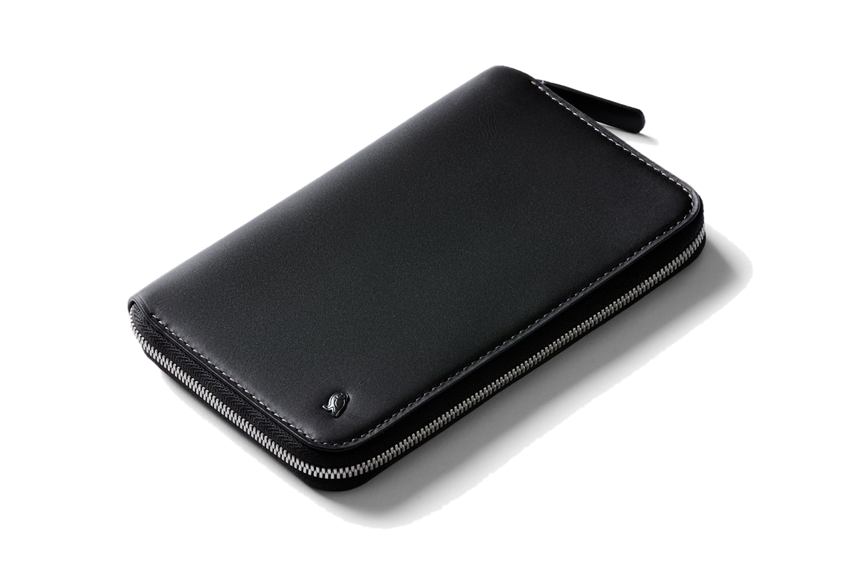 Black Bellroy Travel Folio passport wallet