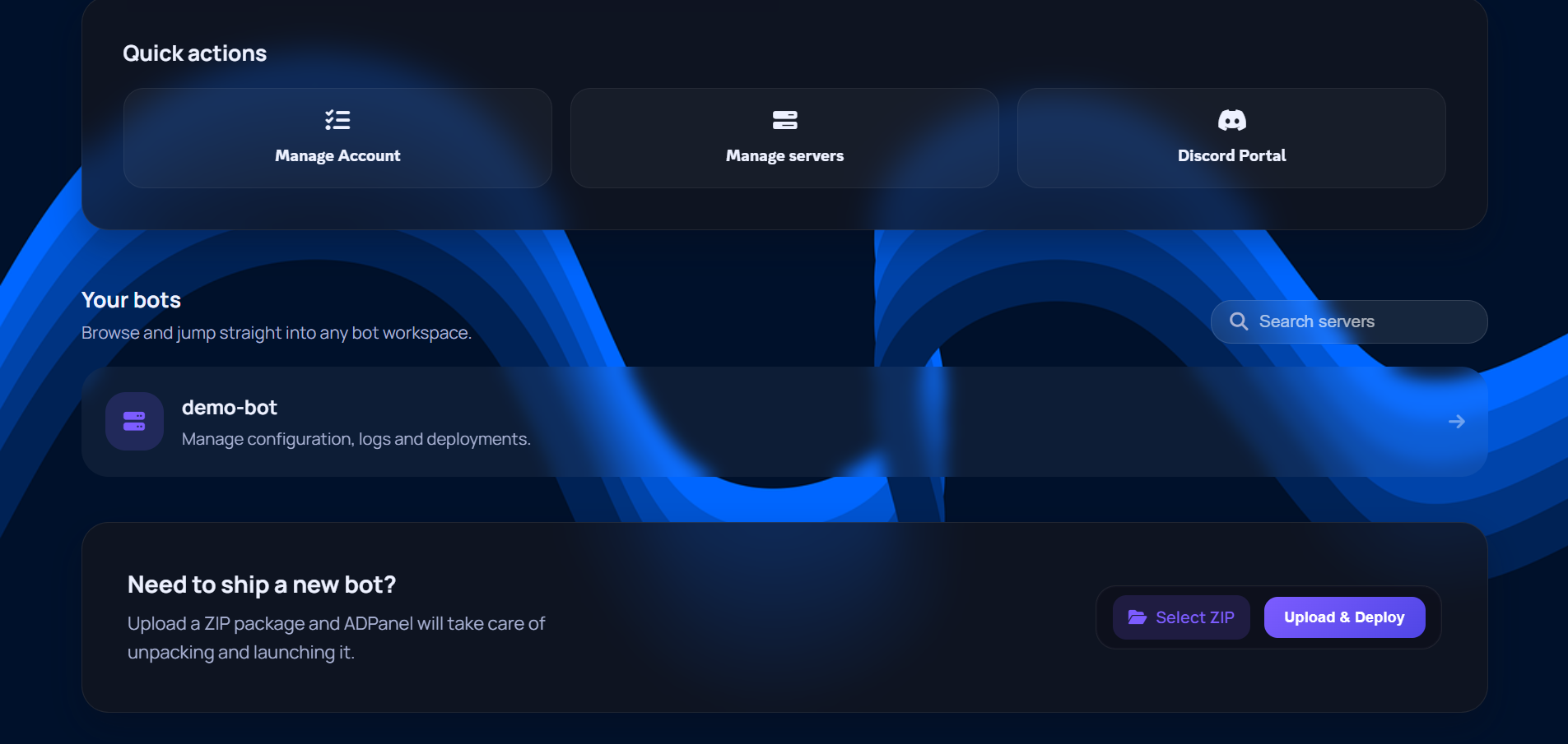 ADPanel preview