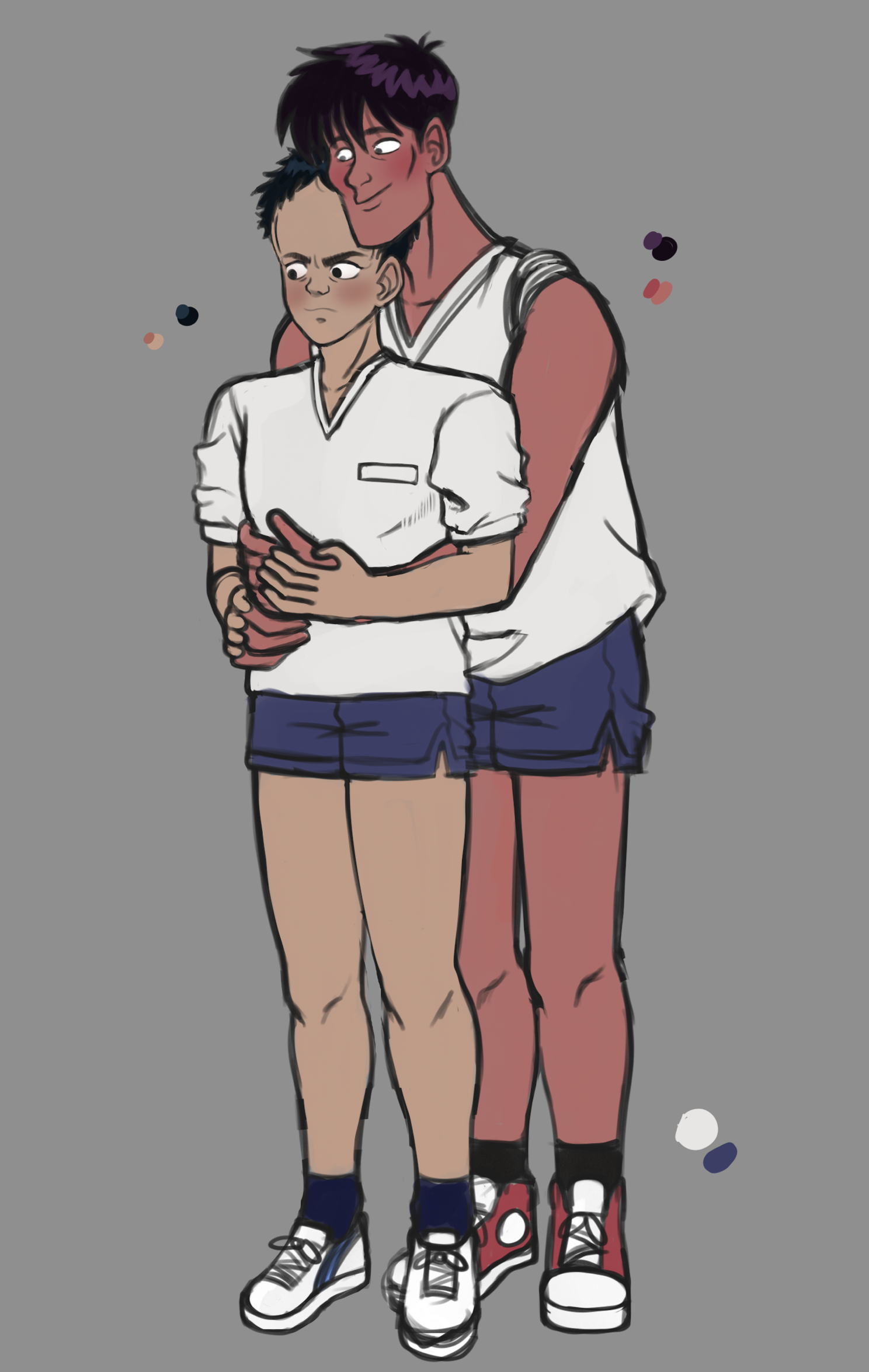 Tetsuo and Yamagata sharing a sweet moment