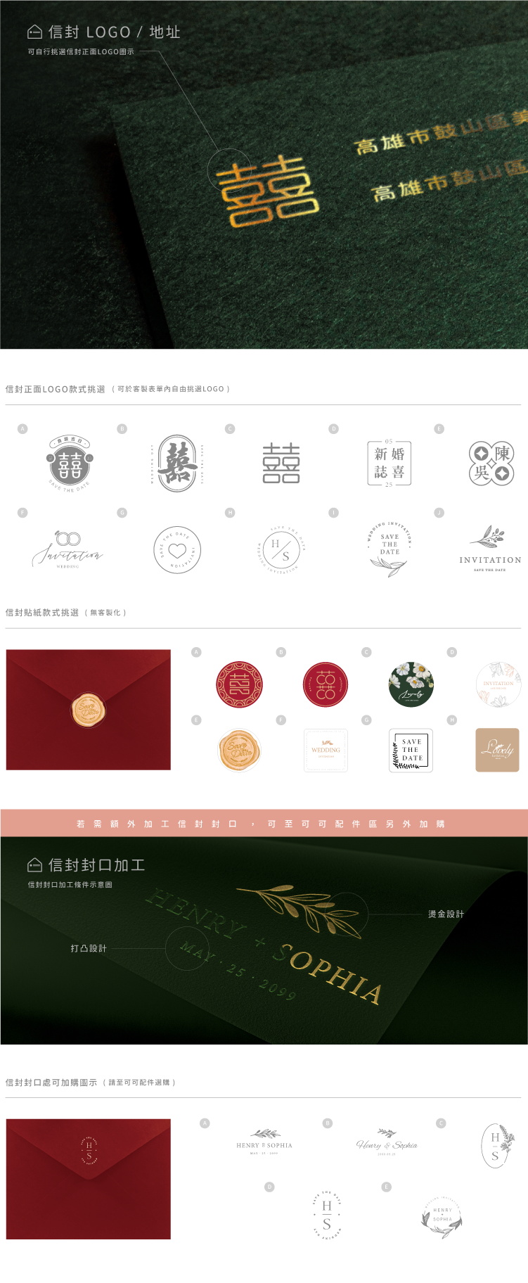 婚卡喜帖 - 囍氣迎門 商品圖9