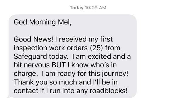 25 inspection work orders in one day