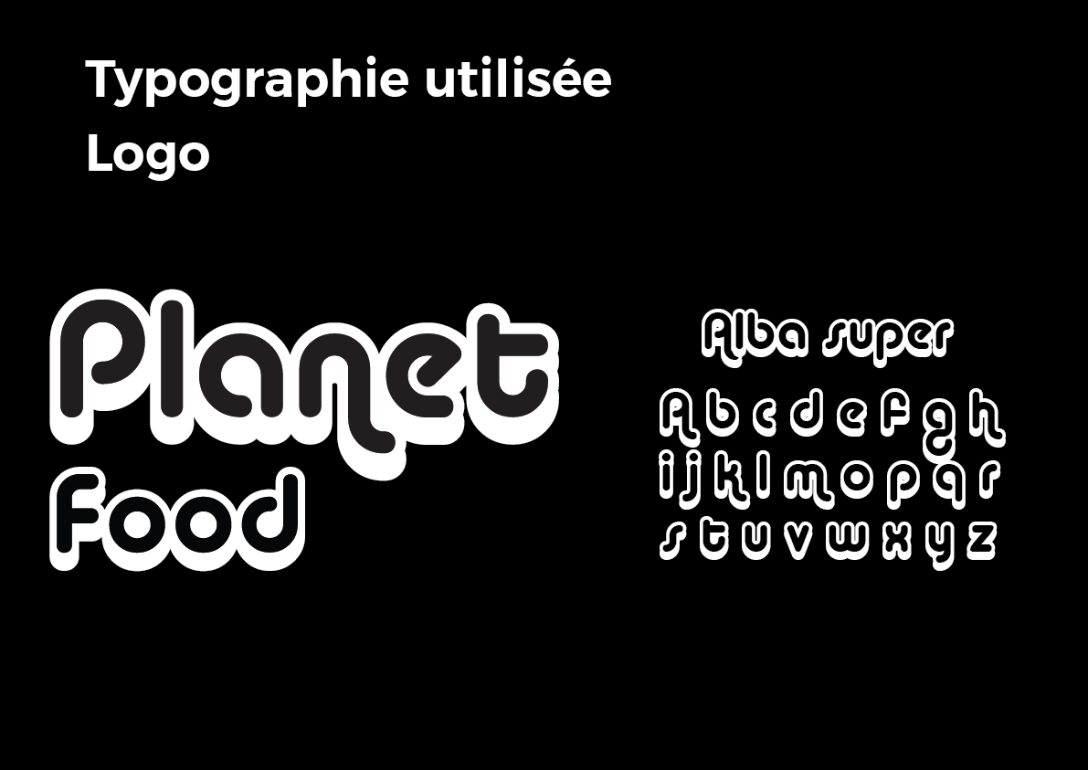 Planet Food logo system