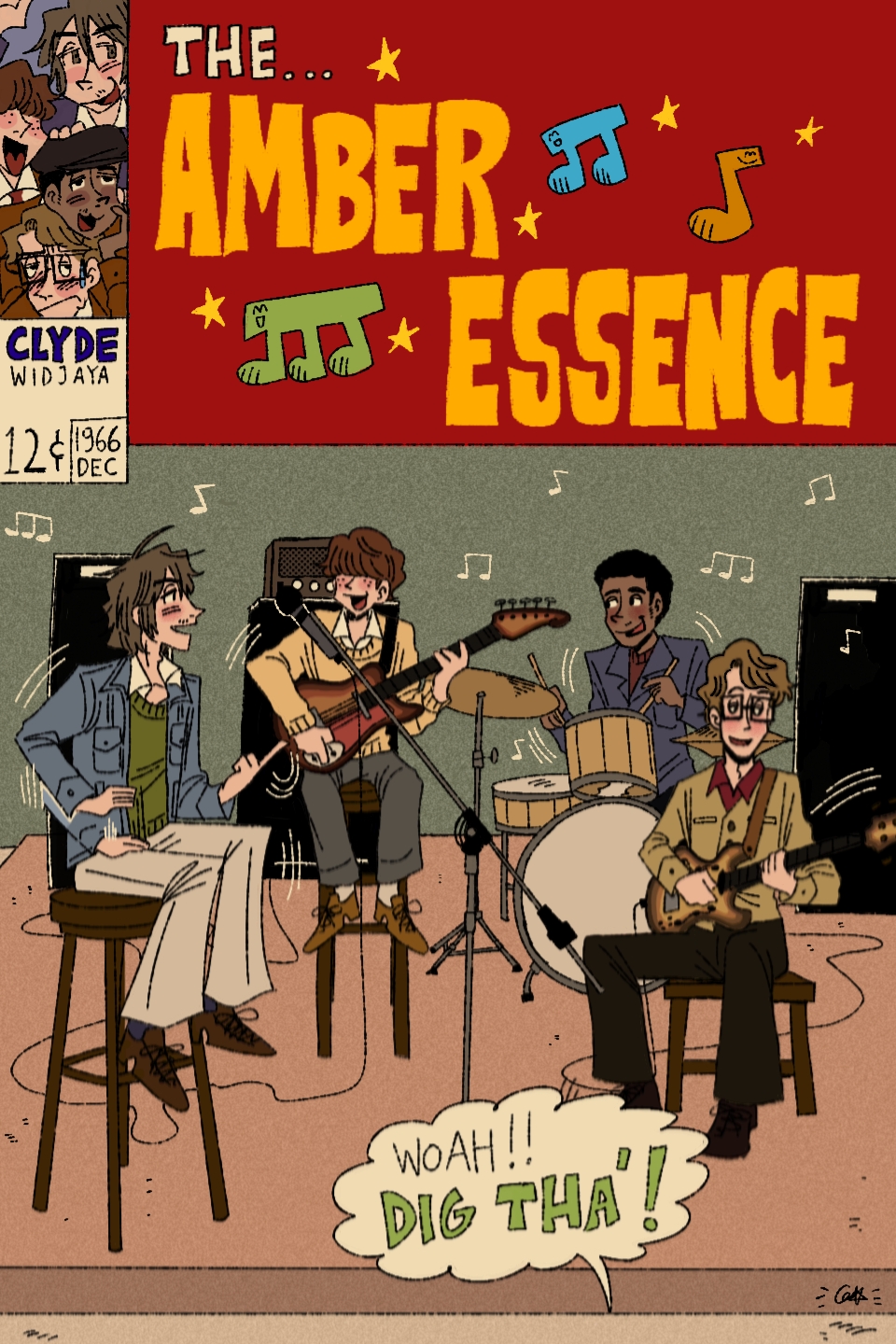 Amber Essence comic cover (2020)