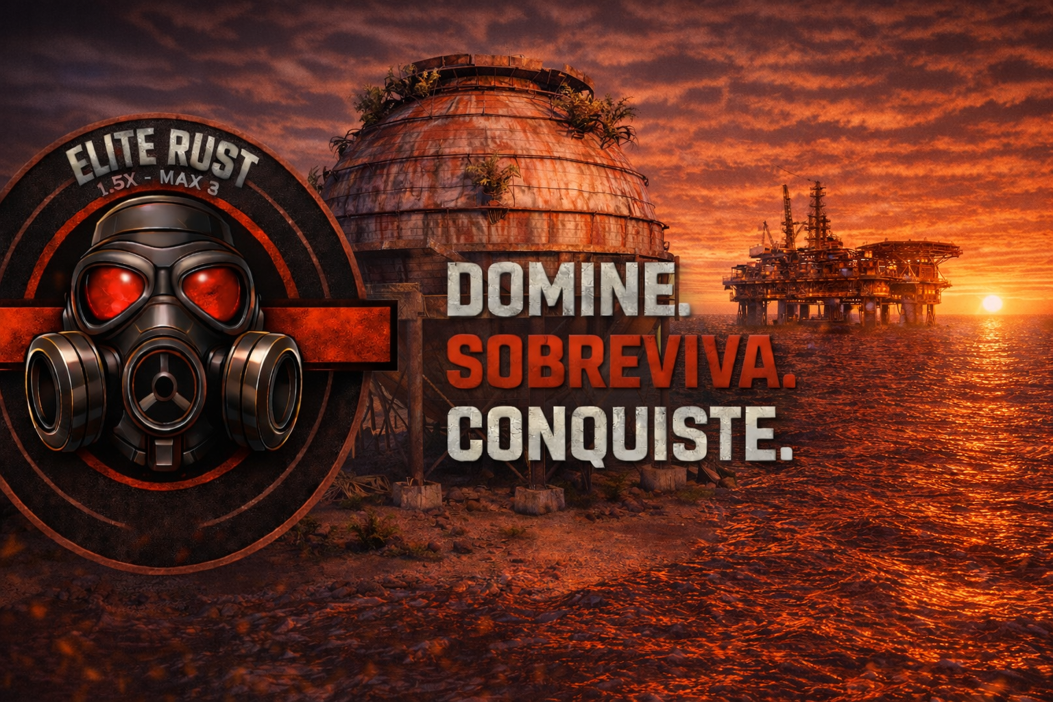 ELITE RUST 1.5X | SOLO/DUO |WIPE MAP 16/03  [BR/LATAM]