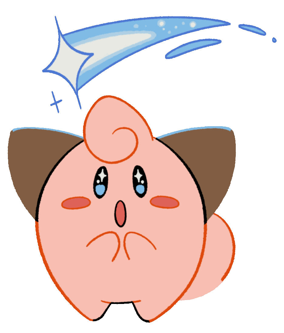 Fanart of Cleffa watching a shooting star | ac aycief 