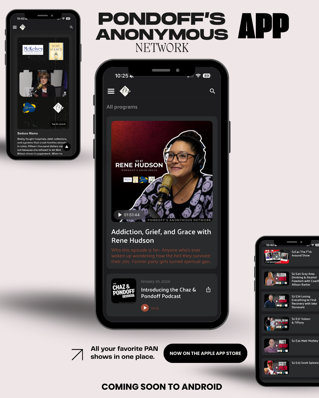 Pondoff’s Anonymous app preview