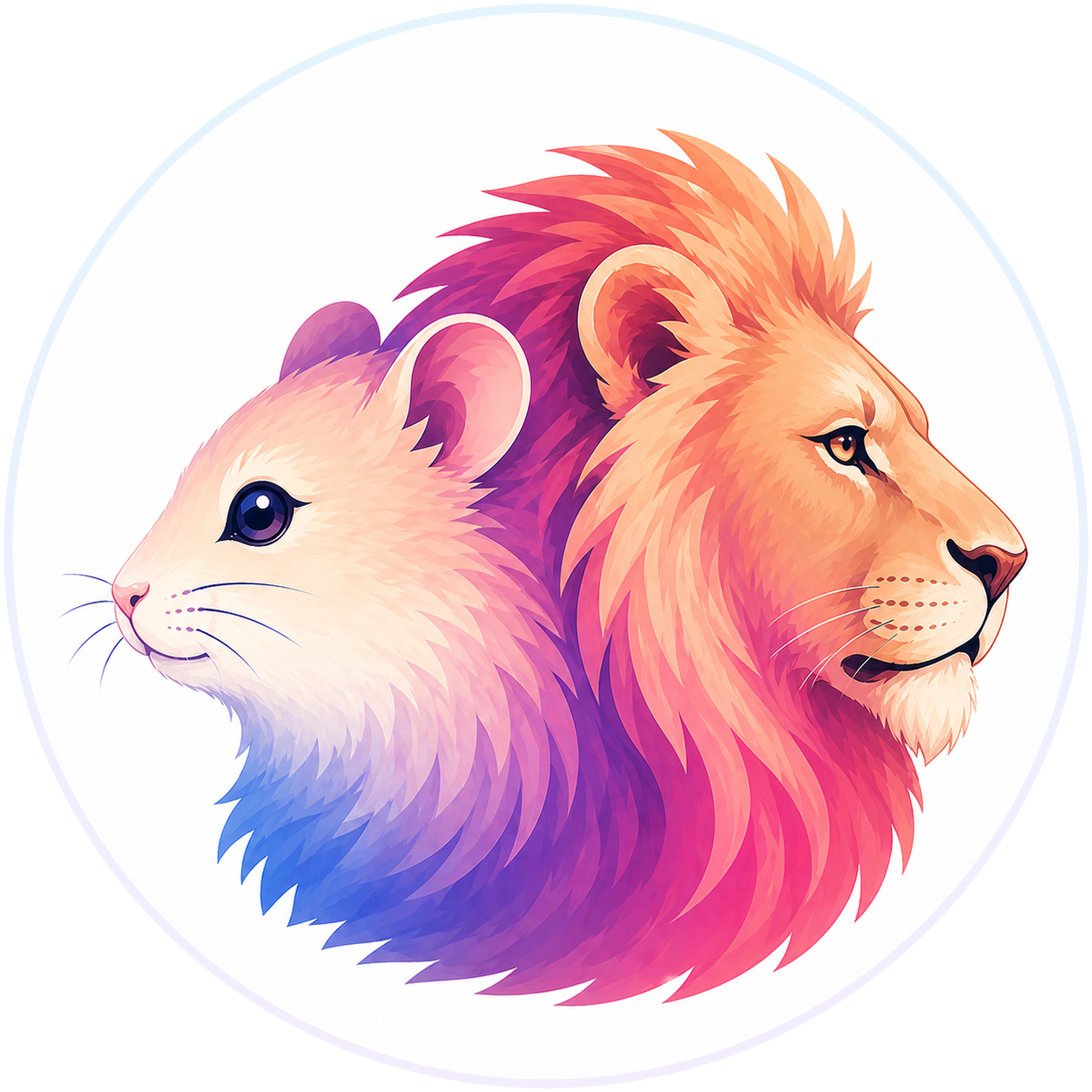 Hamster transformé en lion