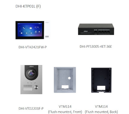 BỘ KIT CHUÔNG HÌNH CHUÔNG CỬA IP DAHUA DHI-KTP01L(F)