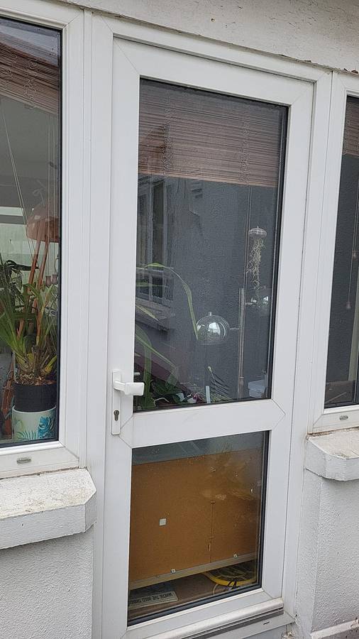 Window after cleaning, clear and streak-free