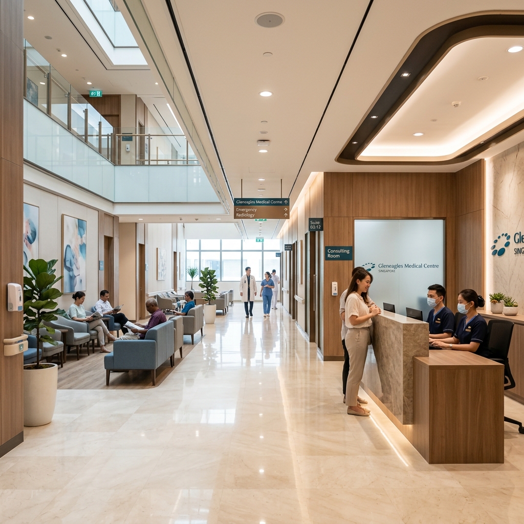 Gleneagles Medical Centre location lobby