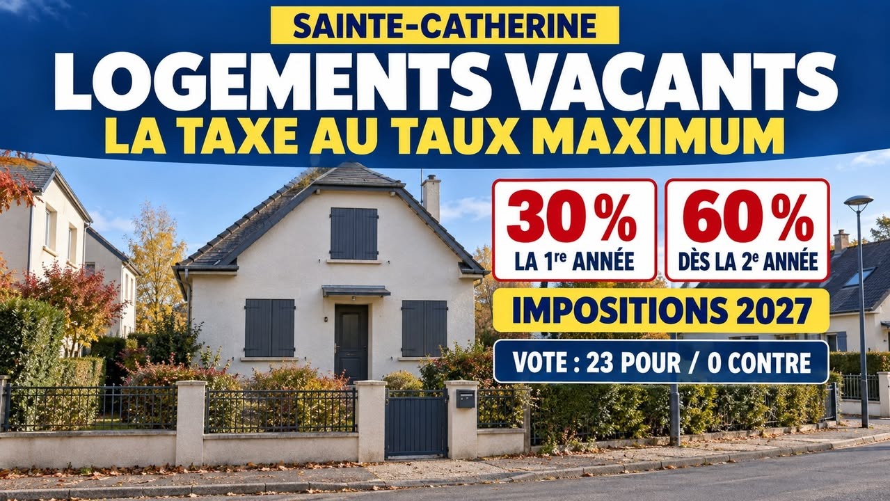 Maison blanche à deux étages avec volets fermés, bordée d'un jardin et d'une clôture, sous un ciel bleu.