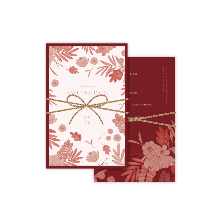 婚卡喜帖 - 秋意深濃 商品圖1