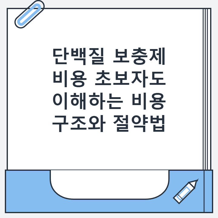 단백질 보충제 비용 초보자도 이해하는 비용 구조와 절약법 단백질 보충제 비용 초보자도 이해하는 비용 구조와 절약법