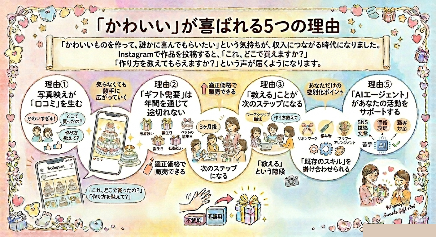 かわいいが喜ばれる理由