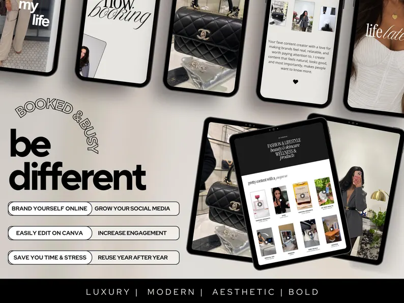 Booked and Busy — Be Different