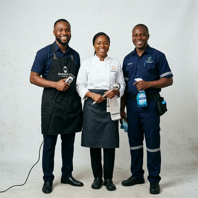 Okejiri Verified Providers - Barber, Cook, Cleaner