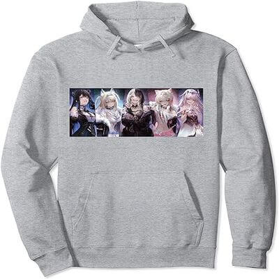 hololive English -Advent- Halloween 2023 (Gray) Pullover Hoodie