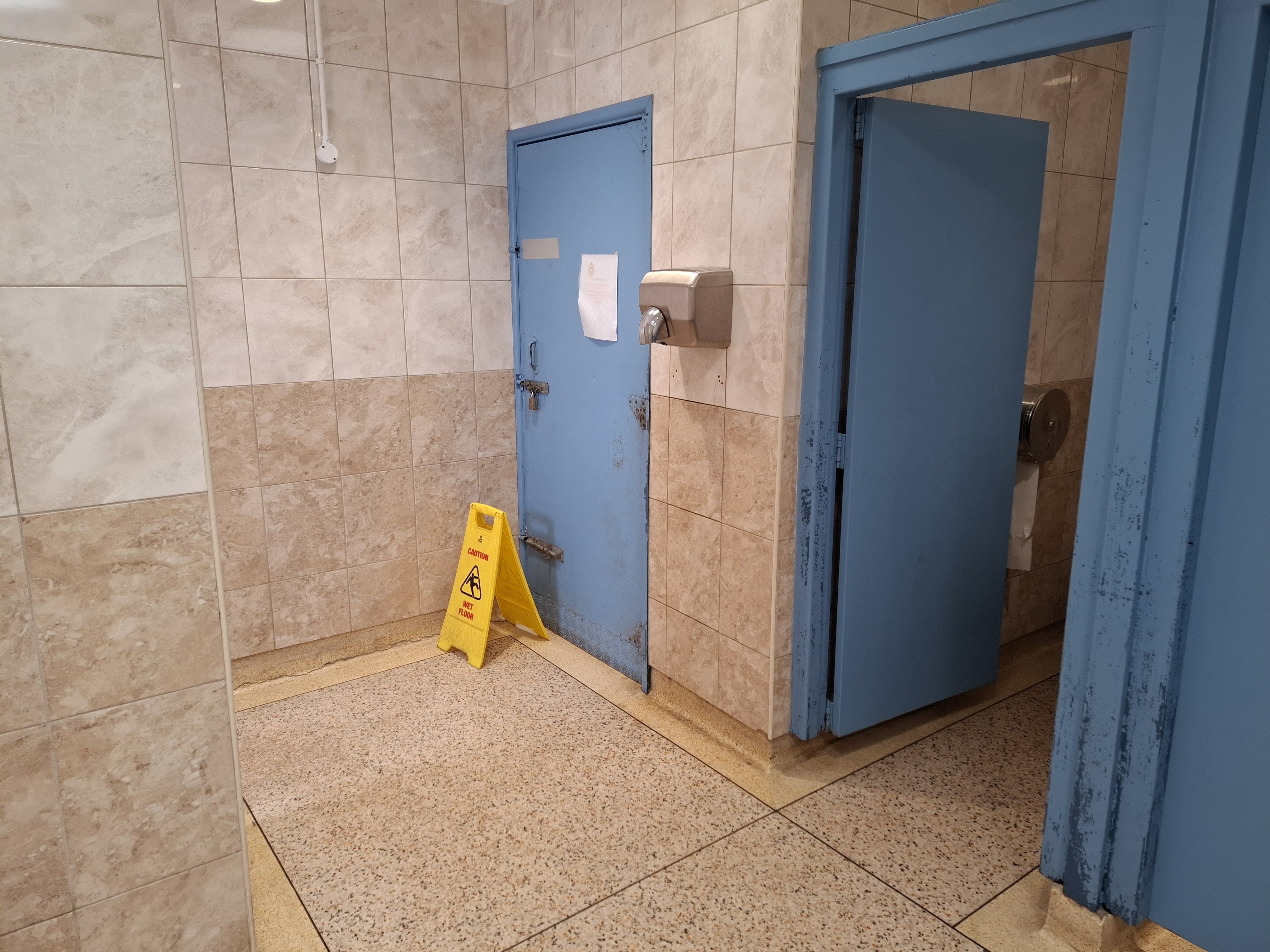 wet floor