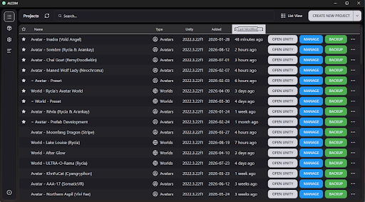 ALCOM dashboard