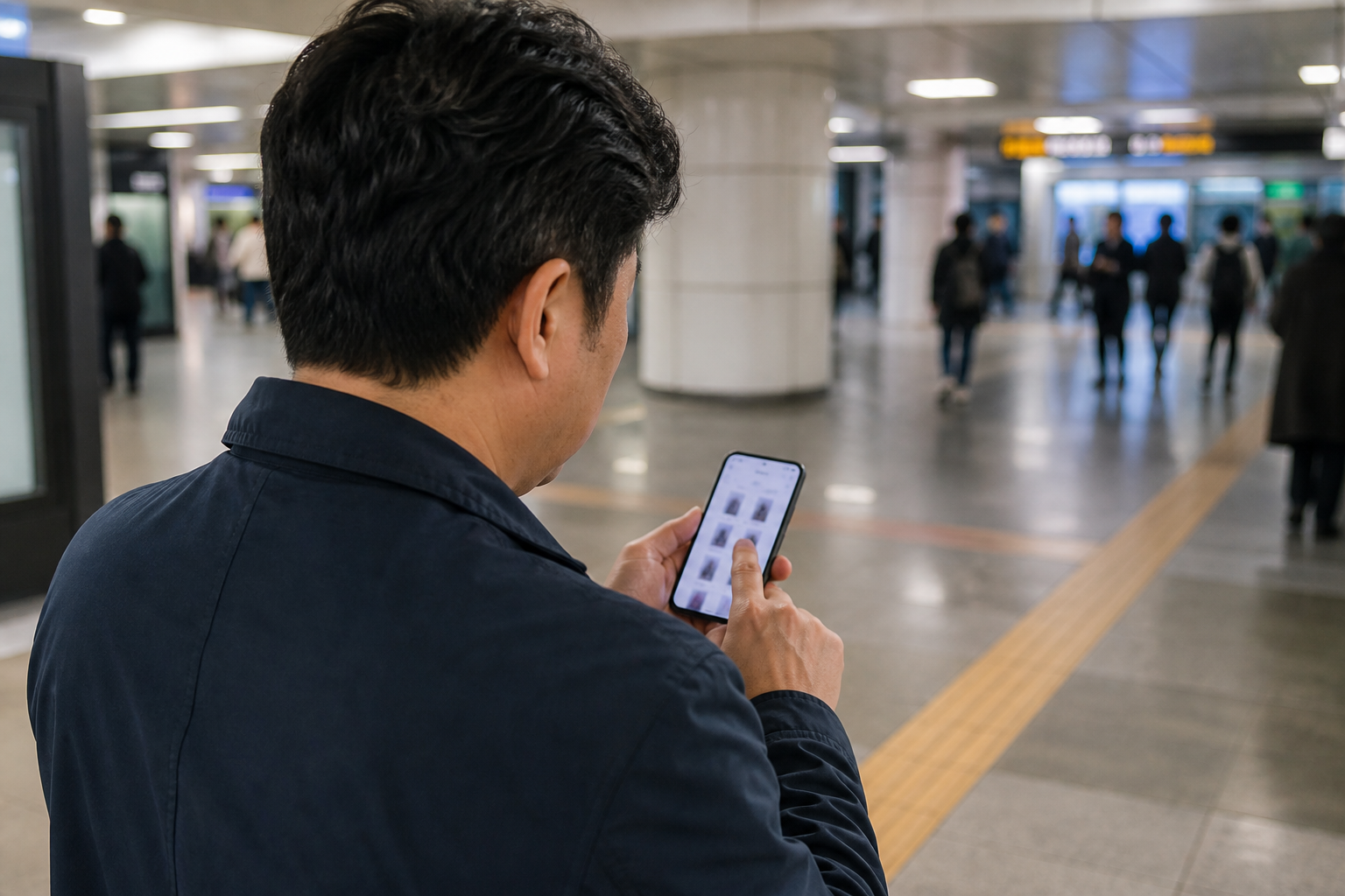 자신의 iPhone 모델을 선택해 공식 수리 예상 비용을 확인하는 장면