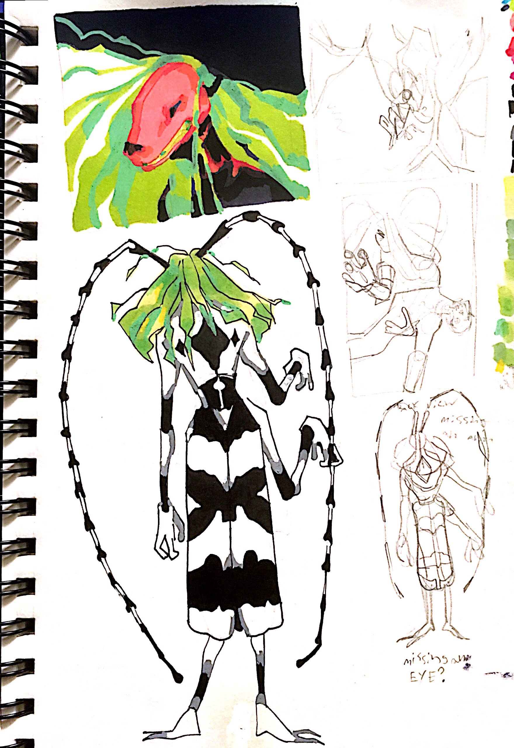 longhorn beetle oc, March 2019