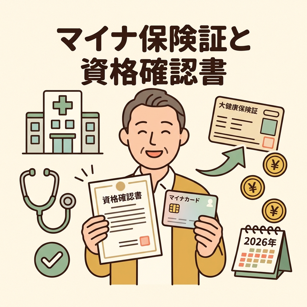 【2026年12月現行保険証廃止】マイナ保険証完全移行直前総点検！「資格確認書」完全ガイド