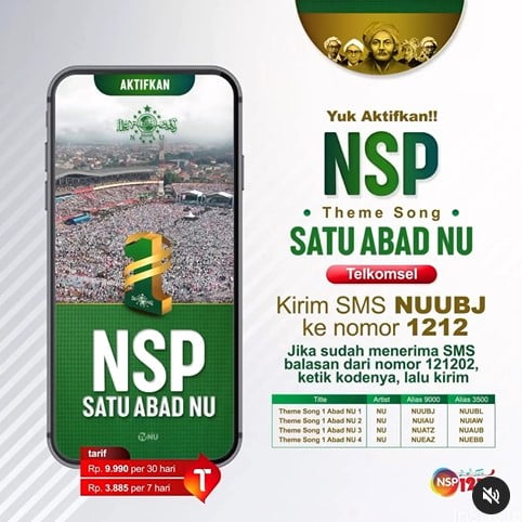 Ingin NSP 1 Abad NU, Ini Cara dan Biayanya
