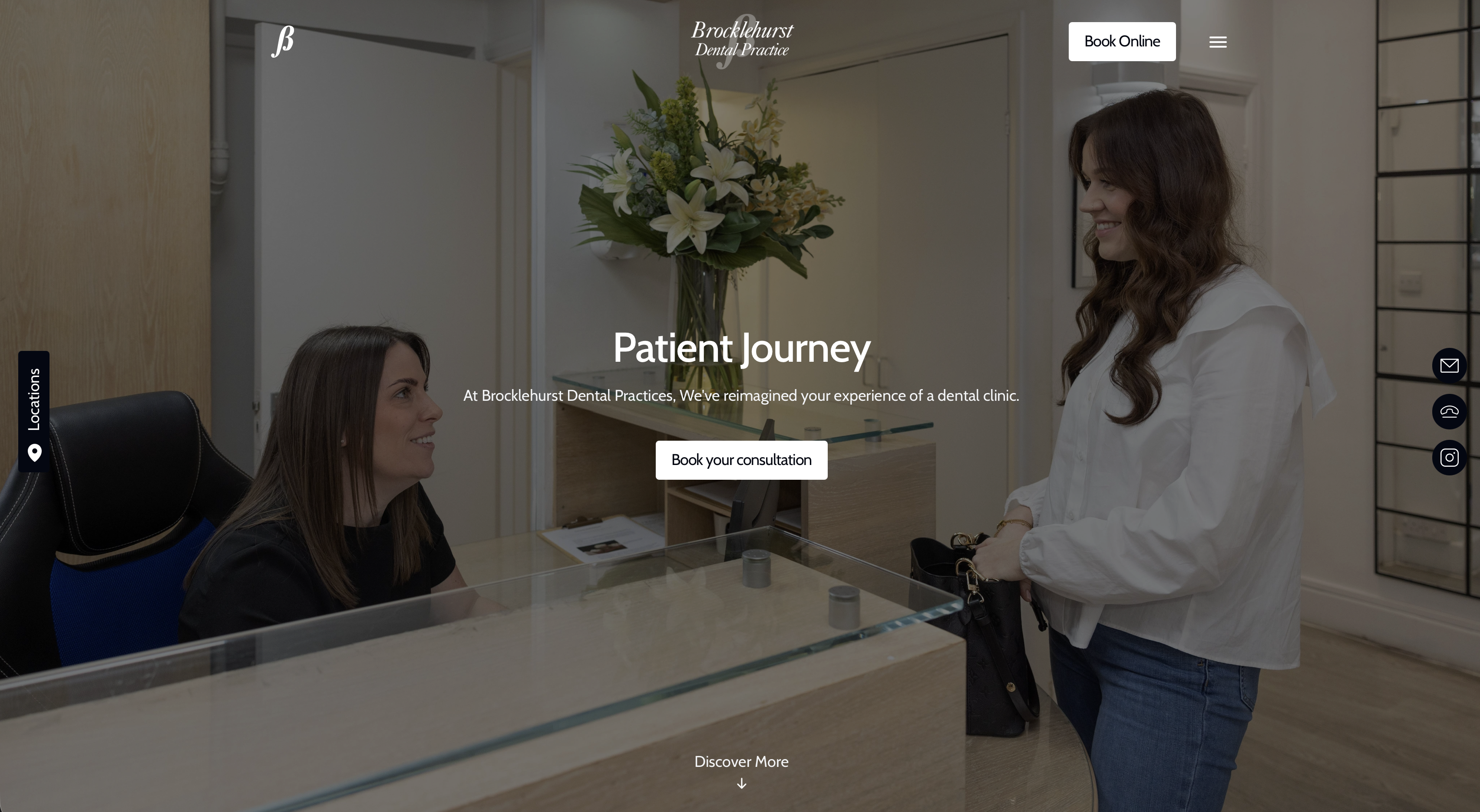 Brocklehurst Dental Practices Patient journey