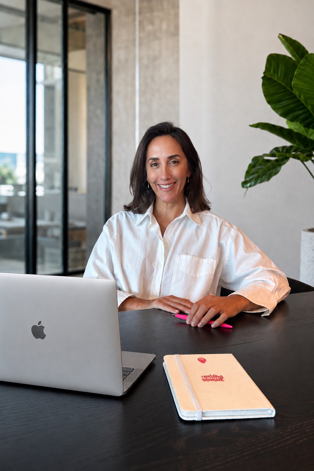 Nadia Althabe, founder and principal strategist at DooLab, at her desk in Miami.