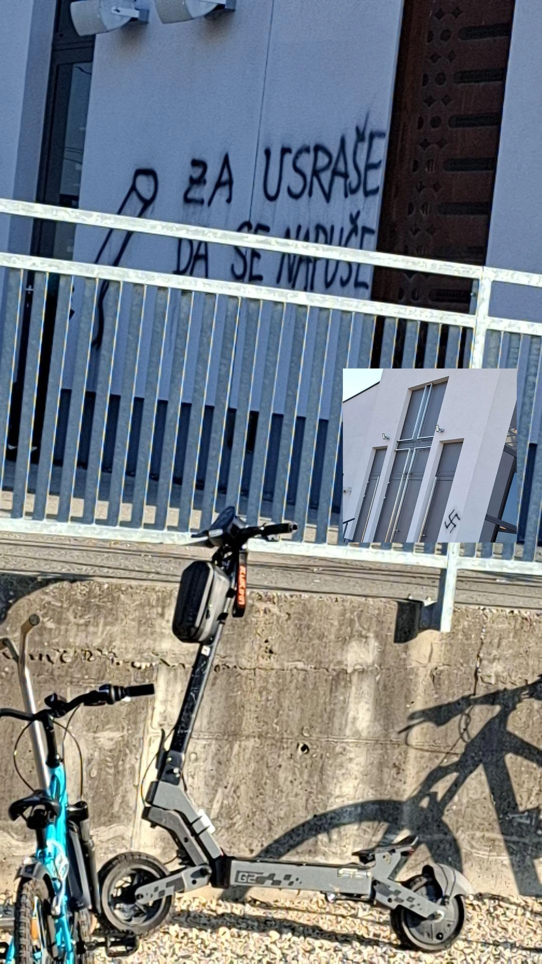 Sramotni grafiti u Velikoj Mlaci