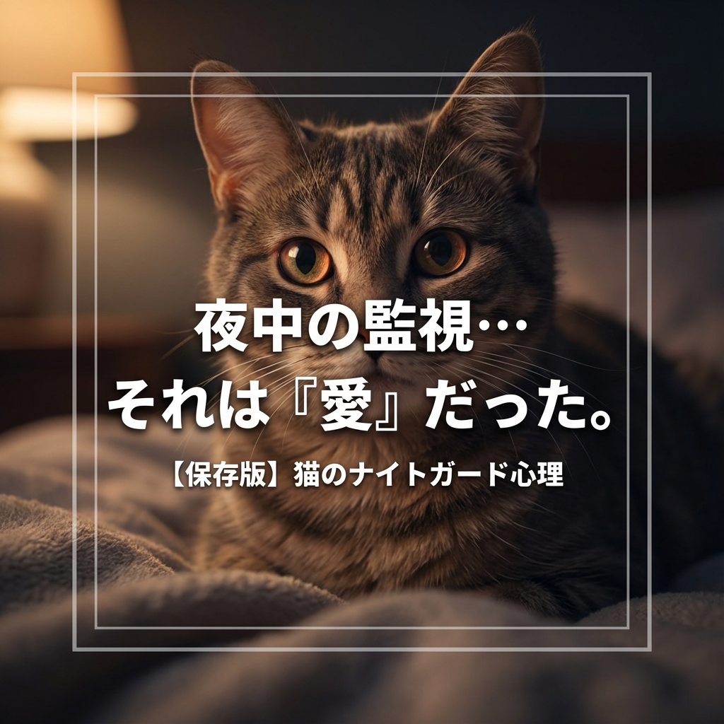 夜中に猫が見つめる理由と愛情のサイン - Image 1