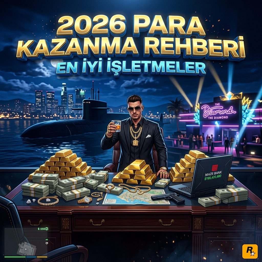 GTA V Online 2026 Rehberi: En Çok Para Kazandıran 5 İşletme!