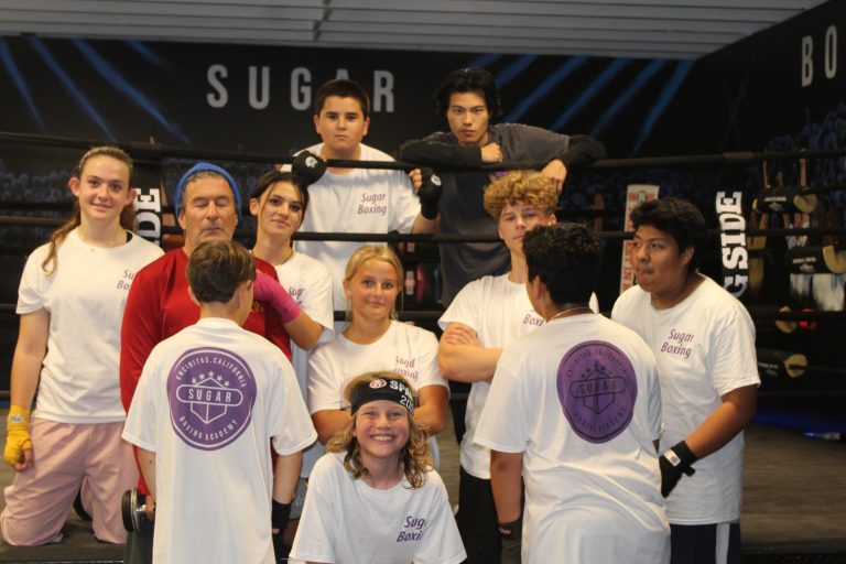 Boxer training at Sugar Boxing Academy Encinitas CA