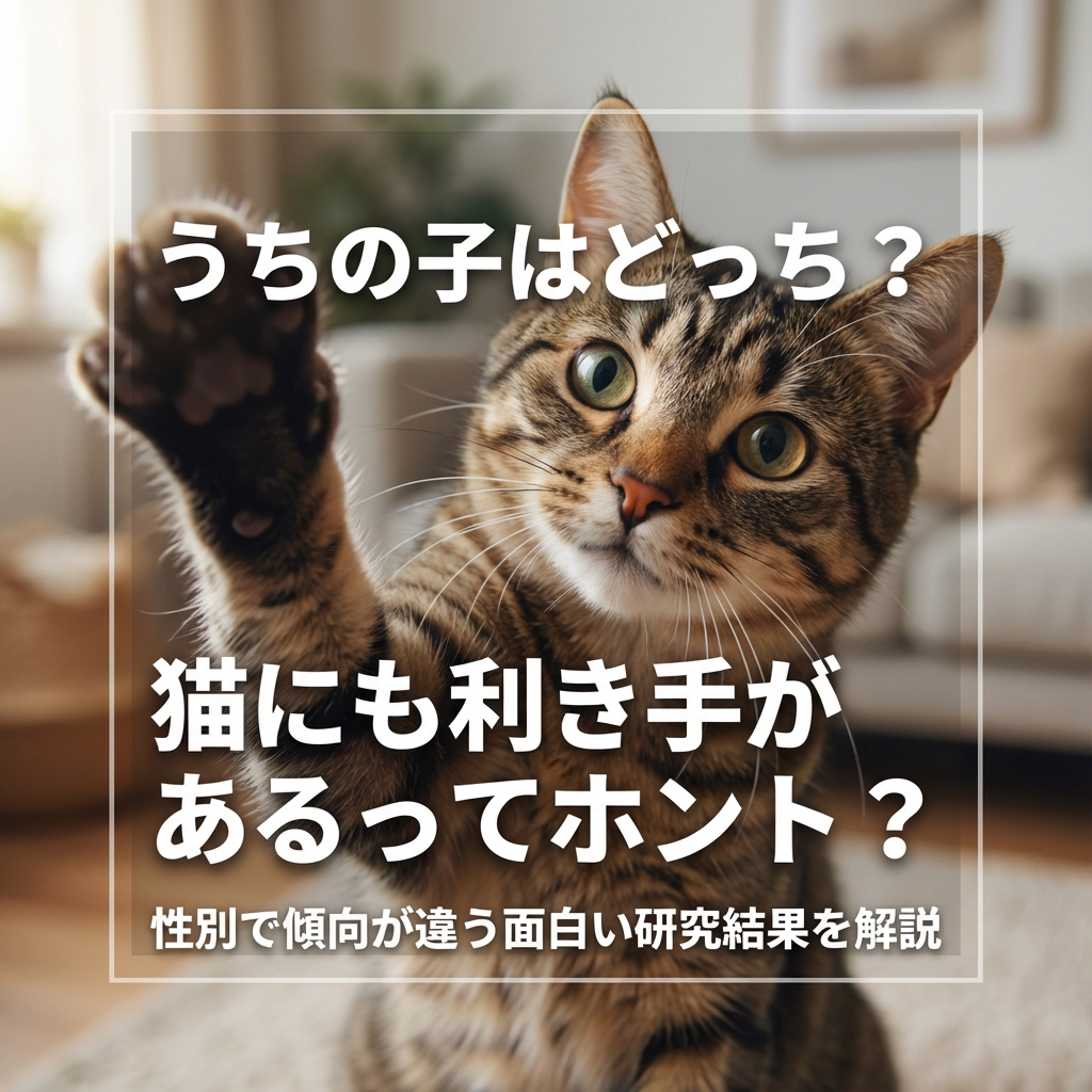 猫にも利き手がある?性別で異なる傾向を解説 - Image 1