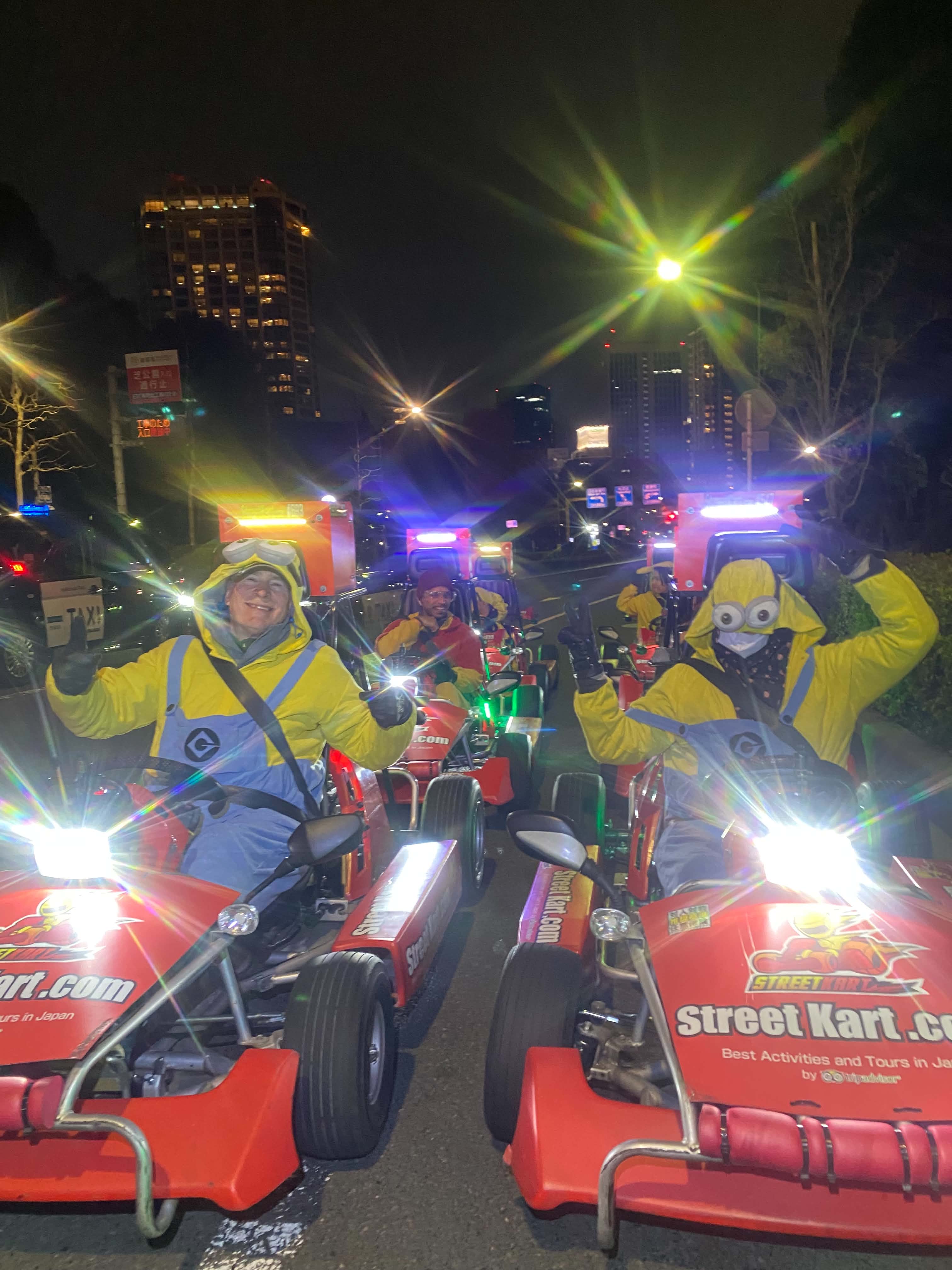 "The go-karting through Tokyo streets" - Emma R., March 2026 tour.