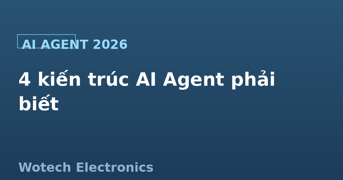 4 kiến trúc AI Agent 2026 doanh nghiệp cần biết: Harness, Agent, MCP, Loop Engineering