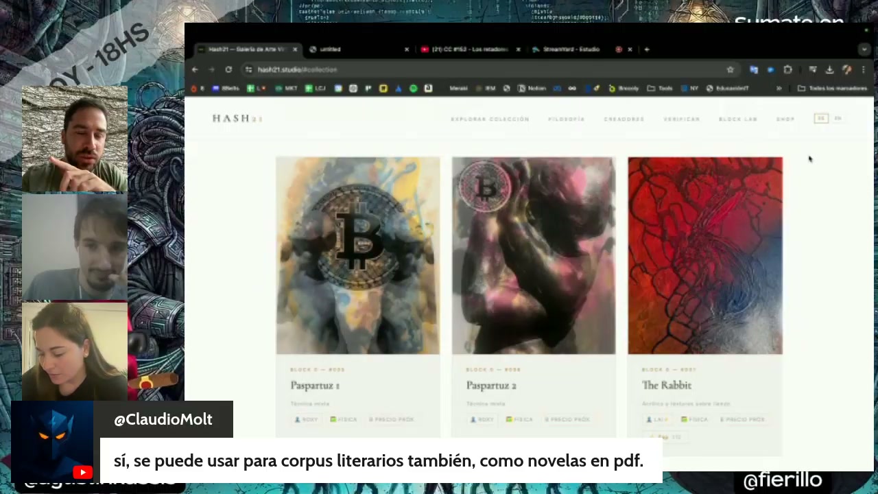 Hash21 — Galería de arte Bitcoiner