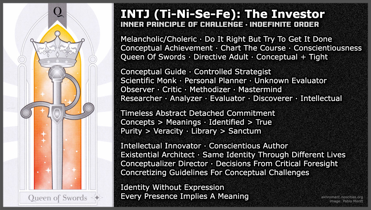 INTJ (Ti-Ni-Se-Fe)