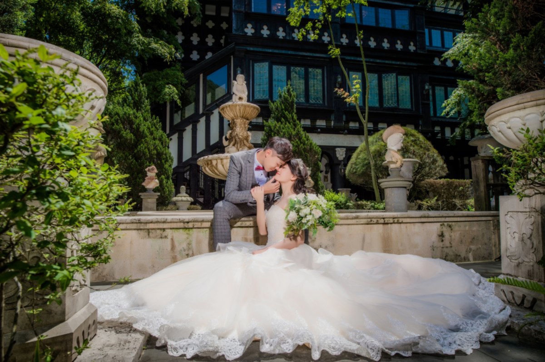 CT Wedding 中式建築婚紗攝影作品