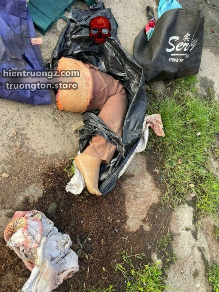 Khu vực bãi rác nơi xảy ra vụ việc