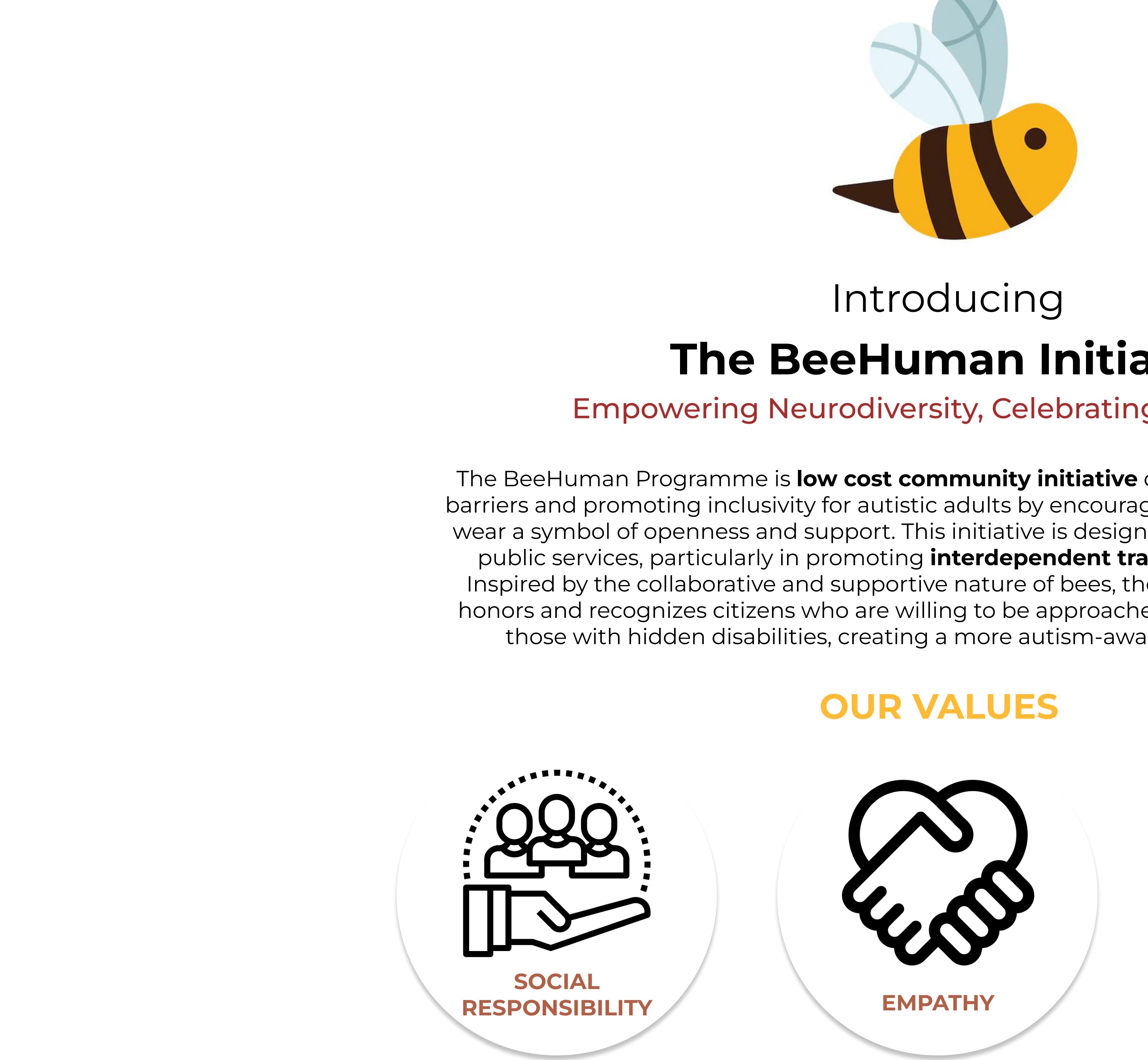 Introducing the BeeHuman Initiative, with its values of social responsibility, empathy and active listening