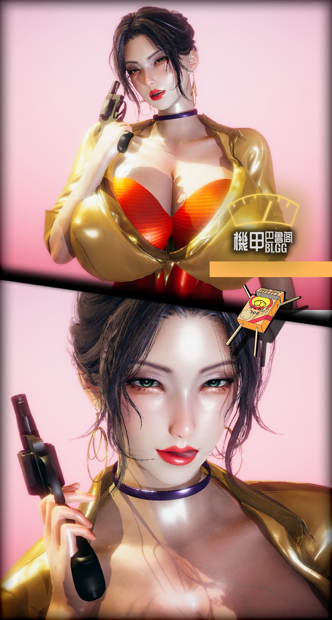 头发配件*4/可透瑜伽裤*5